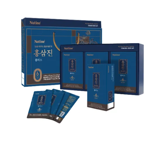 Nước Hồng Sâm Hongsamjin Plus Hàn Quốc - Giải Pháp Bổ Sung Năng Lượng, Tăng Cường Sức Khỏe, Hộp 15 Gói Tiện Lợi