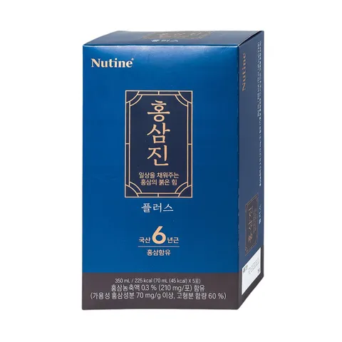Nước Hồng Sâm Hongsamjin Plus Hàn Quốc - Giải Pháp Bổ Sung Năng Lượng, Tăng Cường Sức Khỏe, Hộp 15 Gói Tiện Lợi