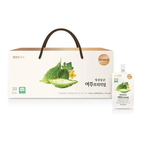 Nước Hồng Sâm Khổ Qua Chunho Ncare - Hỗ Trợ Tiêu Hóa, Tăng Cường Sức Khỏe, Hộp 30 Gói Tiện Dụng 100ml