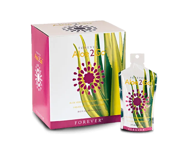 Nước Uống Dinh Dưỡng Forever Aloe2Go Tự Nhiên - Bổ Sung 75 Vi Dưỡng Chất, Hỗ Trợ Làm Đẹp Da, Thải Độc Cơ Thể