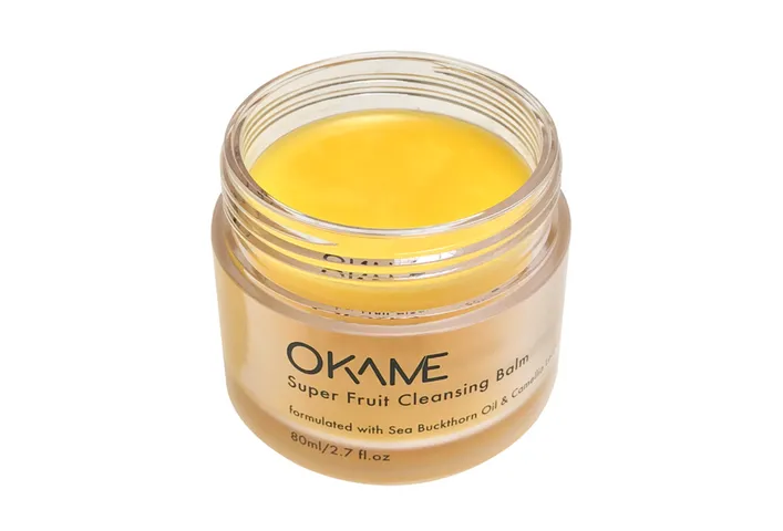 Sáp Tẩy Trang Sạch Sâu Okame Super Fruit Cleansing Balm 80ml - Làm Sạch Mềm Mại, Không Gây Nhờn Rít, Thích Hợp Cho Da Nhạy Cảm
