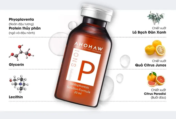 Serum Cấp Ẩm Ahohaw Ions P Solution Hàn Quốc - Giúp Da Căng Mịn, Ngăn Nếp Nhăn, Phục Hồi Tổn Thương, Tươi Trẻ Sức Sống