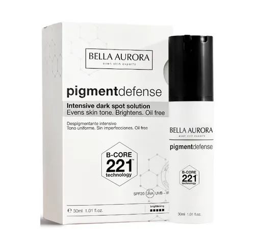 Serum Ngăn Ngừa Thâm Nám Bella Aurora Pigment Defense 30ml - Dưỡng Trắng Da, Cải Thiện Đốm Nâu, Chống Oxy Hóa