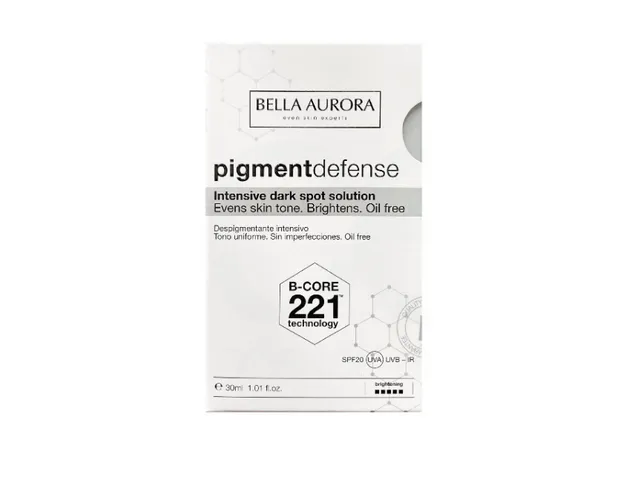 Serum Ngăn Ngừa Thâm Nám Bella Aurora Pigment Defense 30ml - Dưỡng Trắng Da, Cải Thiện Đốm Nâu, Chống Oxy Hóa
