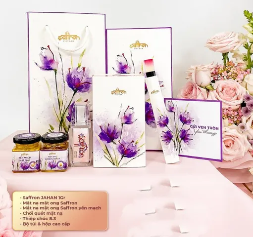 Set Quà Tặng Saffron Ngâm Mật Ong và Nhụy Hoa Nghệ Tây - Lựa Chọn Sang Trọng cho Sức Khỏe và Làm Đẹp