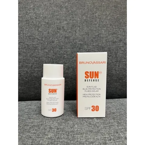Sữa Chống Nắng Bruno Vassari Sun Fluid Blue Protection SPF30 - Bảo Vệ Da Khỏi Tia UV, Thấm Nhanh, Chống Nước, 50ml