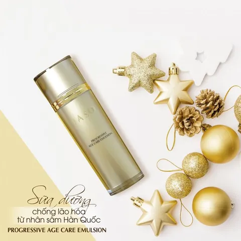 Sữa Dưỡng Trẻ Hóa Da IASO Progressive Age Care Emulsion - Serum Giúp Xóa Nếp Nhăn, Cải Thiện Độ Ẩm, Làn Da Sáng Mịn 100ml