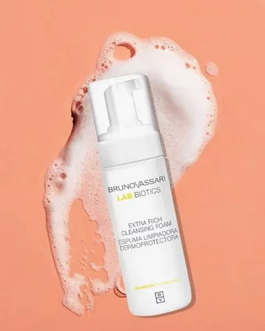 Bọt Rửa Mặt Bruno Vassari Lab Biotics 150ml - Sữa Rửa Mặt Chuyên Sâu, Làm Sạch Tạp Chất, Phù Hợp Da Nhạy Cảm