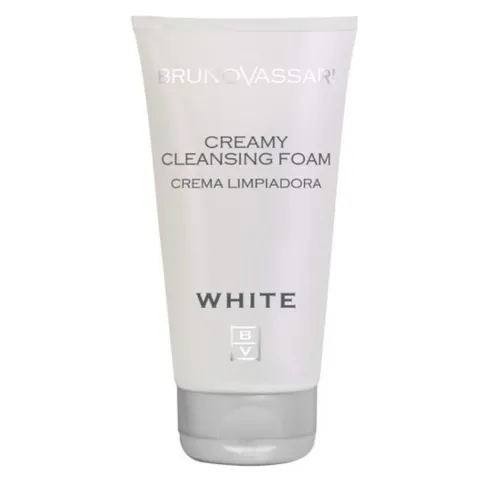 Sữa Rửa Mặt Bruno Vassari White Creamy Cleansing Foaming 150ml - Dưỡng Trắng Da, Làm Sạch Sâu, Phù Hợp Mọi Loại Da