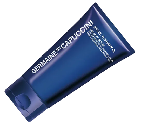 Sữa Rửa Mặt Germaine De Capuccini Excel Therapy O2 365 Soft Scrub 150ml - Tẩy Tế Bào Chết, Làm Sạch Sâu Cho Da Dầu, Hỗ Trợ Sáng Mịn Da