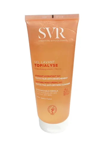 Gel Làm Sạch Da Khô SVR Topialyse Lavant - Chăm Sóc Da 3 Trong 1, Dưỡng Ẩm, Không Sulphate, Phù Hợp Da Viêm Cơ Địa 200ml