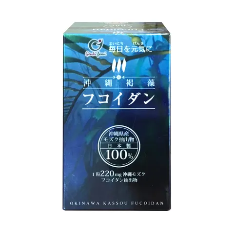 Tảo Nâu Fucoidan Mozuku Genki Fami Nhật Bản - Hỗ Trợ Tăng Cường Đề Kháng, Sức Khỏe, 150 Viên