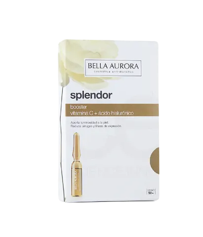 Tinh Chất Dưỡng Da Bella Aurora Splendor Vitamin C + Hyaluronic Acid - Giải Pháp Chống Lão Hóa, Làm Sáng Da, Mờ Vết Thâm, 5 Ống x 2ml
