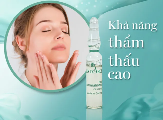Tinh Chất Trị Mụn Jean D'Arcel Oil Control Concentrate - Hỗ Trợ Ngừa Mụn, Kiểm Soát Dầu Nhờn Cho Da Dầu, Mụn, Thẩm Thấu Nhanh