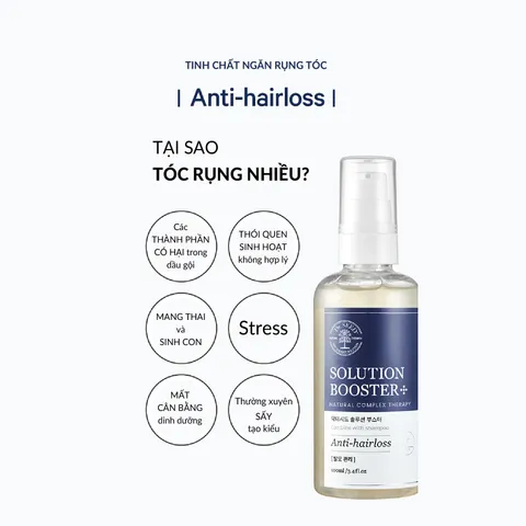 Tinh Chất Ngừa Rụng Tóc Dr. SEED Solution Booster 100ml - Hỗ Trợ Tăng Cường Sức Khỏe Tóc và Da Đầu