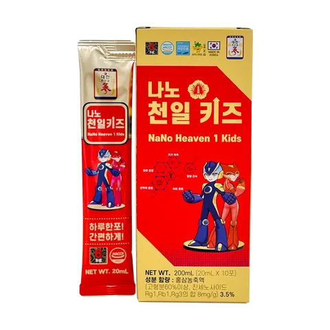 Tinh Chất Thiên Sâm Nano Heaven 1 Kids - Bổ Sung Dinh Dưỡng, Tăng Đề Kháng Cho Trẻ Em 2-15 Tuổi, Hỗ Trợ Phát Triển Thể Chất Và Trí Tuệ
