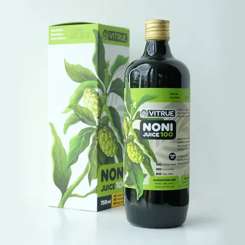 Tinh Chất Trái Nhàu Vitrue Noni Juice 100 - Hỗ Trợ Thanh Lọc Cơ Thể, Tăng Cường Sức Khỏe, Giàu Vitamin và Khoáng Chất 750ml