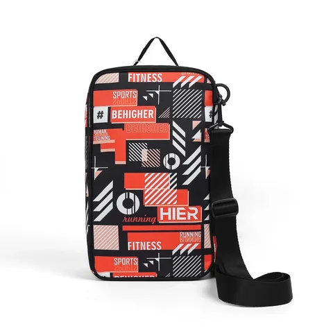 Túi đựng giày Hier Graphic Shoebox - Dụng cụ thể thao tiện lợi với quai đeo và ngăn zip cho đồ cá nhân, chất liệu chống thấm 100% Polyester