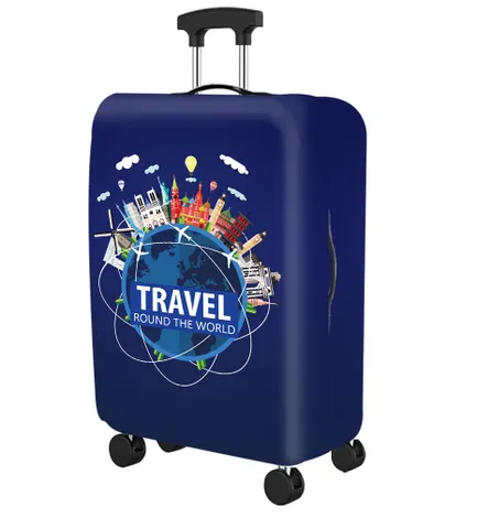 Túi Trùm Vali Chống Nước Let's Travel - Bảo Vệ Vali Du Lịch, Chống Bám Bụi, Thun Co Giãn, Phù Hợp Vali 26-28 inch