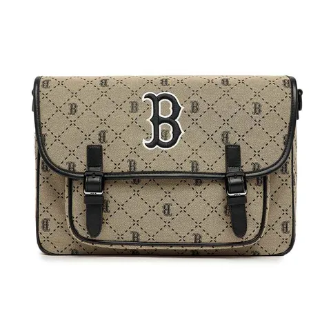 Túi Xách Trẻ Em MLB Diamond Monogram Jacquard Boston Red Sox - Balo Thời Trang Học Sinh Độc Đáo, Dây Đeo Tháo Rời