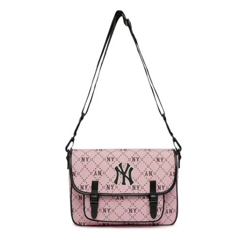 Túi Xách Trẻ Em MLB Diamond Monogram Jacquard NY Yankees Hồng - Balo Tiện Lợi Đi Học, Chơi, Phong Cách Thời Trang Nam Nữ