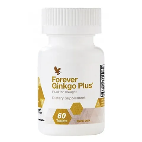 Viên uống Forever Ginkgo Plus 580mg - Hỗ trợ tăng cường trí nhớ, tuần hoàn não và giảm căng thẳng - Sản phẩm thiên nhiên từ Mỹ