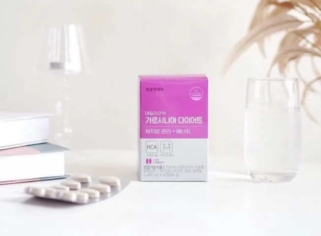 Viên uống giảm cân Garcinia Chunho Ncare Hàn Quốc - Hỗ trợ thanh lọc cơ thể, tăng cường vitamin và khoáng chất, 60 viên