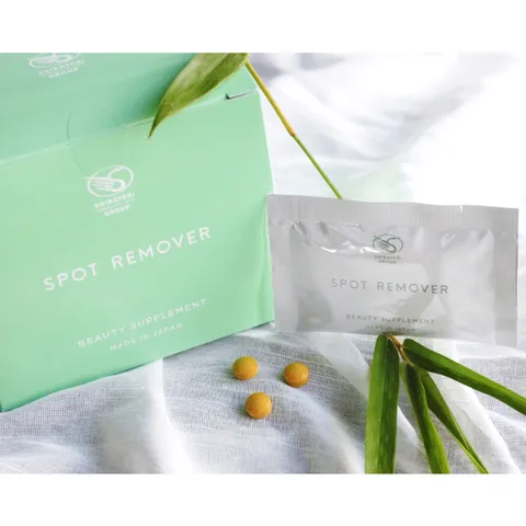 Viên uống Shiratori Spot Remover - Hỗ trợ giảm mụn, kháng viêm, làm sáng da - Hộp 30 gói, bổ sung dinh dưỡng tự nhiên