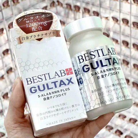Viên Uống Trắng Da Bestlab Gultax Nhật Bản - Hỗ Trợ Nâng Tông, Làm Mờ Thâm Nám, Giúp Da Trắng Sáng Rạng Rỡ 90 Viên