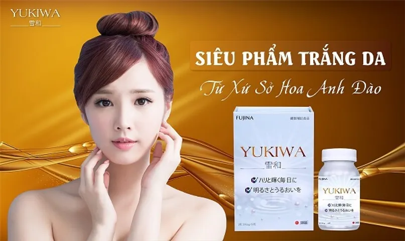 Viên Uống Trắng Da Fujina Yukiwa Nhật Bản 60 Viên - Hỗ Trợ Sáng Da, Đàn Hồi, Chống Oxy Hóa Từ Thiên Nhiên