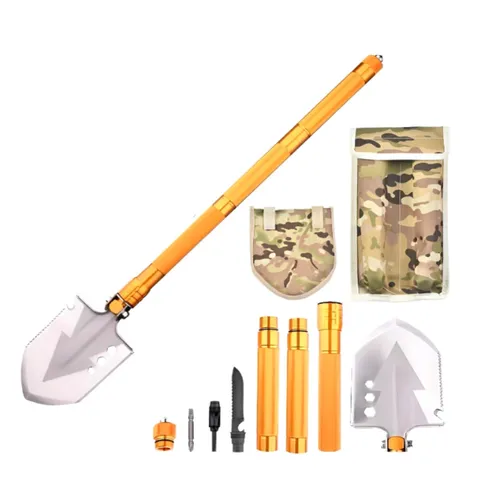 Xẻng Mini Đa Năng Gấp Gọn, Làm Vườn & Dã Ngoại - Chất Liệu Thép Không Gỉ, Tiện Dụng Cho Cắm Trại, Leo Núi, Khui Nắp Chai