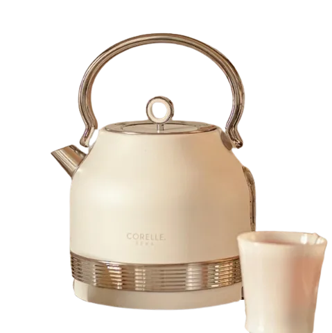 Ấm Đun Nước Siêu Tốc Corelle 1.7L - Thiết Kế Retro Sang Trọng, Đun Nước Nhanh Chóng, Phù Hợp Mọi Không Gian Bếp
