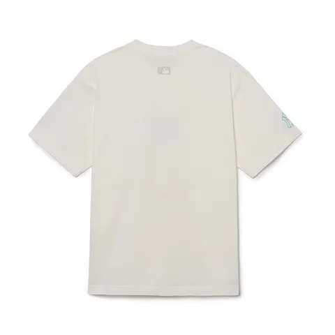 Áo Phông MLB New York Yankees Hình Thỏ - Cotton Trắng, Cổ Tròn, Cộc Tay Dành Cho Unisex - Thời Trang Đường Phố Năng Động