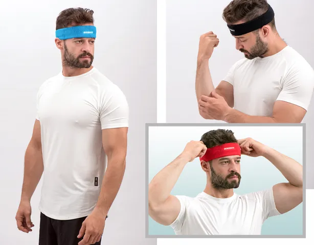 Băng Đô Thể Thao GoodFit GF802SB - Chất liệu Siêu Mềm, Thấm Hút Mồ Hôi Tối Ưu, Thiết Kế Unisex, Màu Đỏ, Xanh, Đen