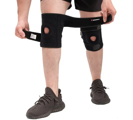 Băng bảo vệ đầu gối GoodFit GF515K - Dụng cụ thể thao hoàn hảo cho Gym, bóng rổ, bóng chuyền và phục hồi chấn thương