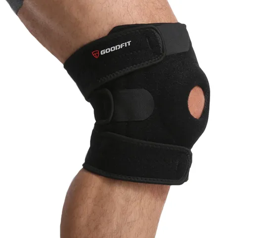 Băng bảo vệ đầu gối GoodFit GF515K - Dụng cụ thể thao hoàn hảo cho Gym, bóng rổ, bóng chuyền và phục hồi chấn thương