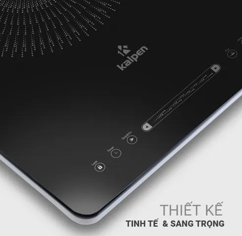 Bếp Từ Đơn Kalpen ICK-1613 Có Hẹn Giờ - Mặt Kính Cường Lực Chịu Nhiệt, Điều Khiển Cảm Ứng, Tiết Kiệm Điện, Thích Hợp Cho Gia Đình 4-6 Người