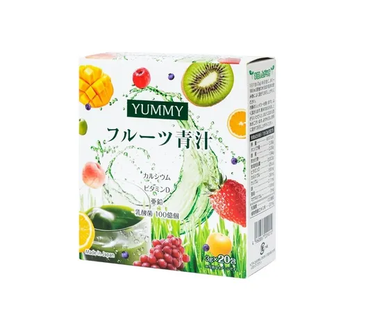 Bột Mầm Lúa Mạch Trái Cây Yummy - Hộp 20 Gói Hỗ Trợ Tăng Sức Đề Kháng Cho Bé Và Gia Đình, Dinh Dưỡng Cao, Dễ Uống