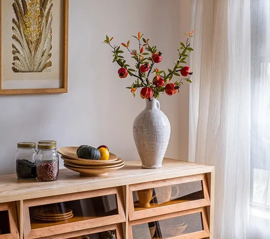 Cành Lựu Phong Thủy 3 Quả Ghome LUU3 - Trang Trí Nhà Cửa Sang Trọng, Thu Hút Tài Lộc, Đủ Đầy May Mắn