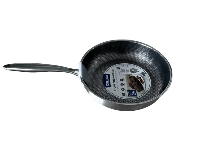Chảo Chống Dính 3 Lớp Creen CR-NJA30IH Size 30cm - Độ Bền Cao, Thiết Kế Sang Trọng, Phù Hợp Với Mọi Loại Bếp