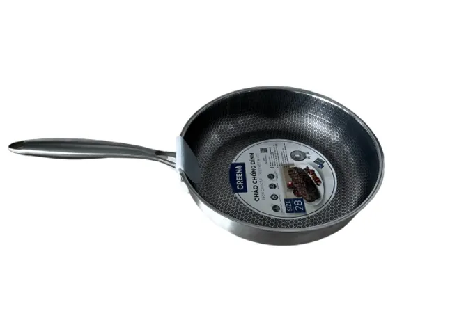 Chảo Chống Dính Cao Cấp Creen CR-NJE28IH 28cm - Lớp Chống Dính Tổ Ong, Đa Năng Cho Tất Cả Các Loại Bếp