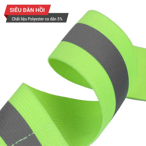 Combo 2 Đôi Đai Phản Quang Đeo Tay Chân GoodFit GF05RA - An Toàn Khi Tập Thể Thao, Cao Cấp, Dễ Dàng Sử Dụng