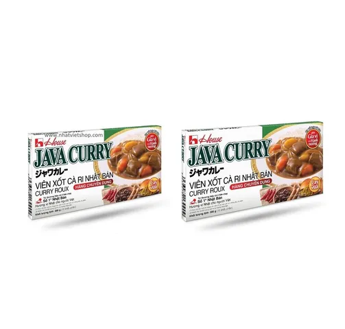 Combo 2 Hộp Viên Xốt Cà Ri Nhật Bản Java Curry 200g - Nấu Nướng Đơn Giản, Hương Vị Cay Ngon Kiểu Nhật