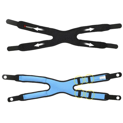 Đai Bảo Vệ Gối Kép Co Giãn 4 Chiều GoodFit GF521K - Phụ Kiện Tập GYM Chất Liệu Neoprene, Thiết Kế Ổn Định Cho Người Tập Thể Hình
