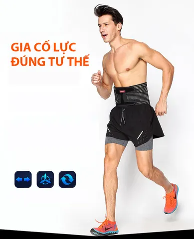 Đai Lưng Tập Gym Aolikes AL7996 - Hỗ Trợ Bảo Vệ Cột Sống, Giúp Giữ Form Đúng Tư Thế, Phù Hợp Cho Tập Gym Và Các Môn Thể Thao khác