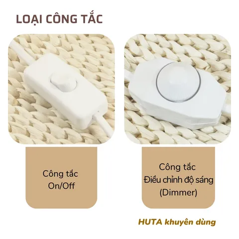 Đèn Ngủ Huta Light For Life CD1 - Đèn Bàn Sang Trọng Bằng Thép và Sứ, Tiết Kiệm Điện, Trang Trí Nội Thất Thông Minh