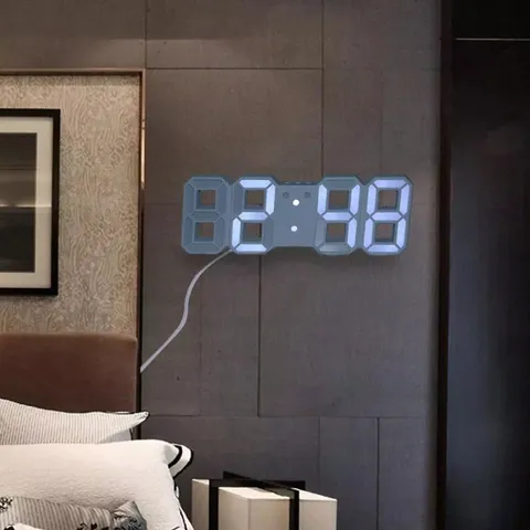 Đồng hồ LED 3D Treo Tường & Để Bàn Jiashi DHL02 - Thiết Kế Hiện Đại, Hiển Thị Thời Gian, Ngày Tháng & Nhiệt Độ, Phù Hợp Trang Trí Nội Thất