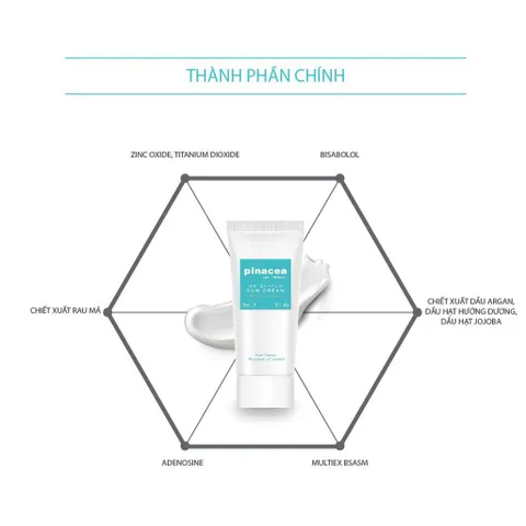 Kem Chống Nắng Bảo Vệ Da Pinacea UV Shield Suncream SPF 50+/ PA+++ - Bảo vệ da hoàn hảo, làn da trắng sáng, chống nắng hiệu quả