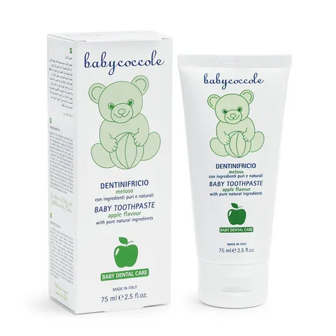 Kem Đánh Răng Babycoccole Hỗ Trợ Ngăn Ngừa Sâu Răng Cho Bé 12M+ - Hương Trái Cây Ngọt Ngào, An Toàn Khi Nuốt