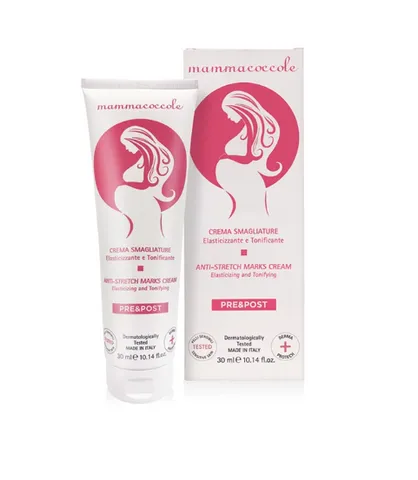 Kem Hỗ Trợ Cải Thiện Rạn Da Cho Bà Bầu Mammacoccole - Dưỡng Ẩm, Chống Rạn Da Hữu Cơ 30ml, An Toàn Cho Mẹ Và Bé
